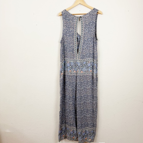 Free People Floral Boho Jumpsuit Size Large - Picture 5 of 7